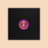 12-Inch Black Square Canvas Board